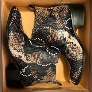 Snakeskin Tolana bootie from Crown Vintage